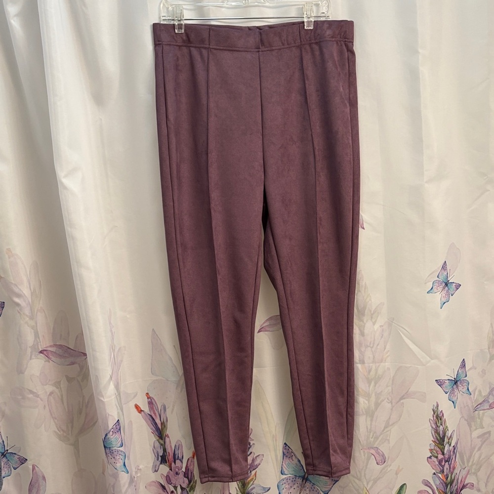 SHEIN 2X Purple Women's Pants